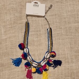 🔥3 For 10🔥 MIA Collection Colorful Pom Pom Necklace by Mia